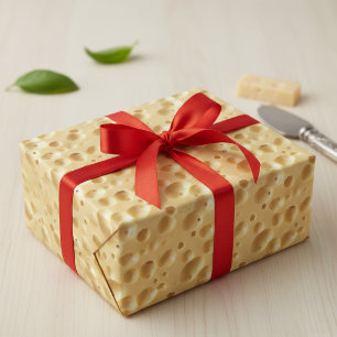 Swiss Cheese  Wrapping Paper