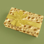 Swiss Cheese  Wrapping Paper<br><div class="desc">This design may be personalised by choosing the Edit Design option. You may also transfer onto other items. Contact me at colorflowcreations@gmail.com or use the chat option at the top of the page if you wish to have this design on another product or need assistance. See more of my designs...</div>