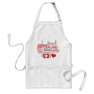 Swiss Chef's Cheese and Fondue I Love Switzerland Standard Apron