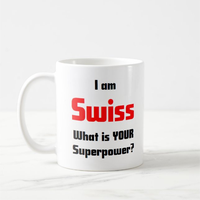 swiss coffee mug (Left)