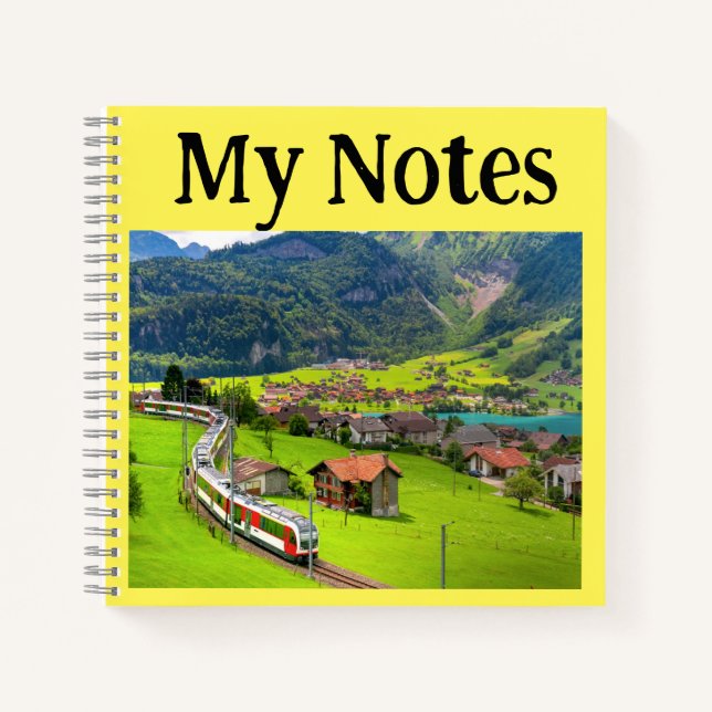 Swiss Country Side  Notebook (Front)