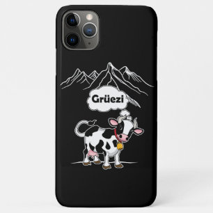 Swiss Cow - Grüezi - Switzerland Travel iPhone 11 Pro Max Case