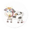 Swiss cow stickers