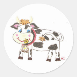 Swiss cow stickers