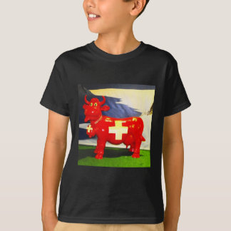 Swiss cow travel holiday Switzerland T-Shirt