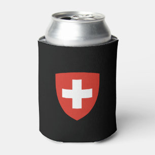 Swiss Crest Can Cooler Schweizer Wappen-Dosenküh
