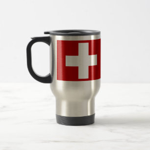Swiss Cross Travel Mug
