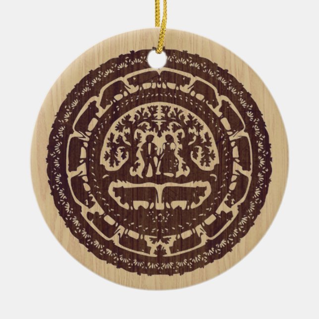 Swiss Cut Out ornament (Front)