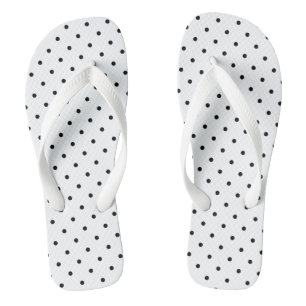 Swiss Dots in White   Sandals