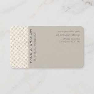 Swiss Dots Minimalistic  Elegant Professional Edgy Business Card