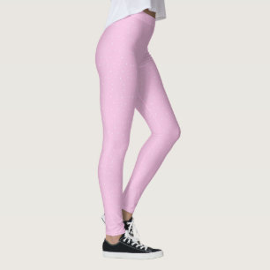 Swiss Dots On Pink Leggings