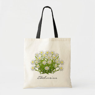 Swiss Edelweiss Alpine Flowers Bag