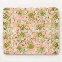 Swiss Edelweiss Alpine Flowers Mousepad