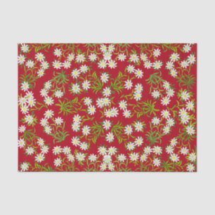 Swiss Edelweiss Alpine Flowers Tissue Paper
