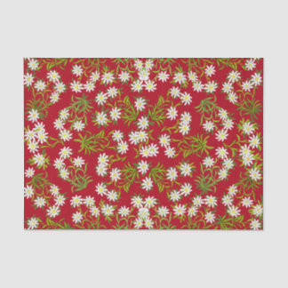 Swiss Edelweiss Alpine Flowers Tissue Paper