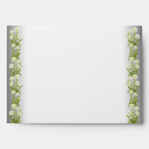 Swiss Edelweiss Flowers Envelope
