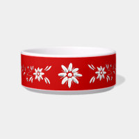 Swiss flag and edelweiss