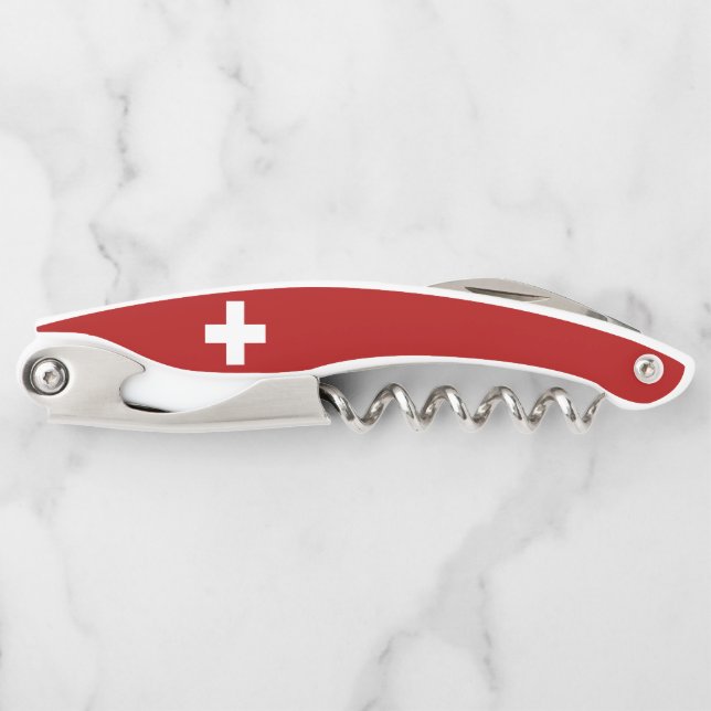 Swiss flag corkscrew (Front)