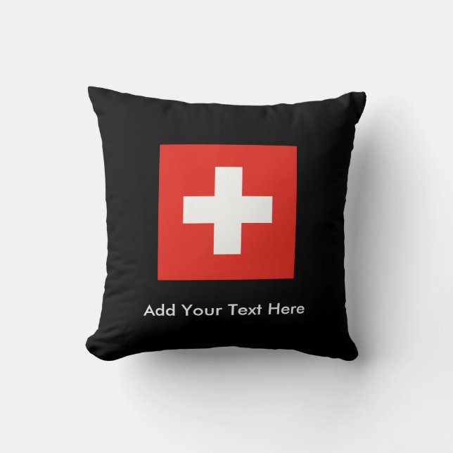 Swiss Flag Cushion (Front)
