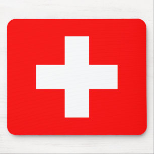 Swiss Flag Mouse Mat