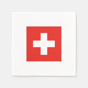 Swiss Flag Napkin