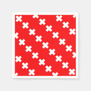 Swiss Flag Napkin