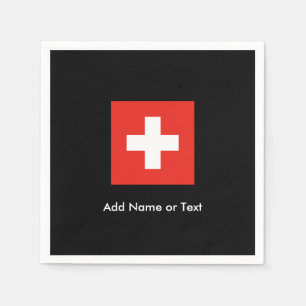 Swiss Flag Napkin