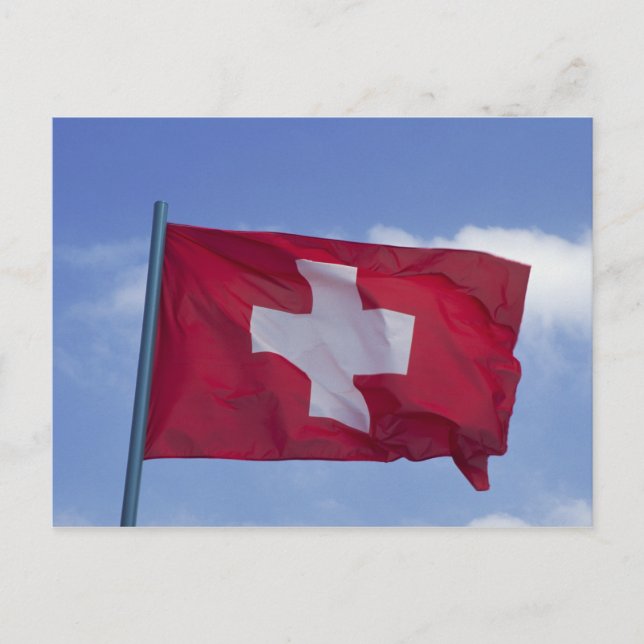 Swiss Flag RF) Postcard (Front)