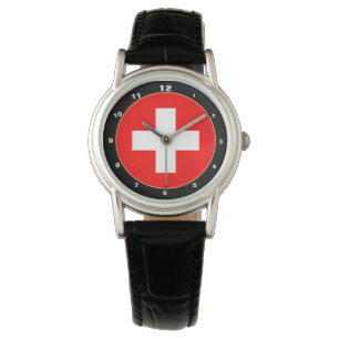 Swiss Flag & Switzerland fashion patriots /sports Watch