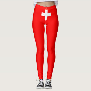 Swiss Flag (Switzerland) Leggings