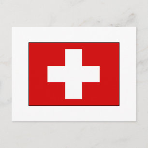 Swiss Flag T-shirts and Gifts Postcard