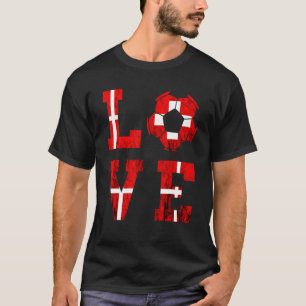 Swiss Football Team Love Heart Swiss Roots Switzer T-Shirt