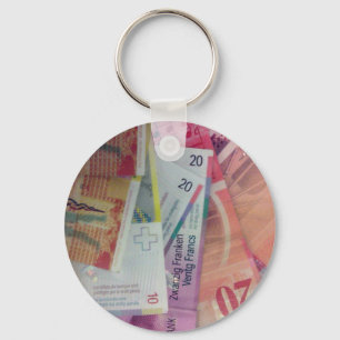 Swiss franks key ring