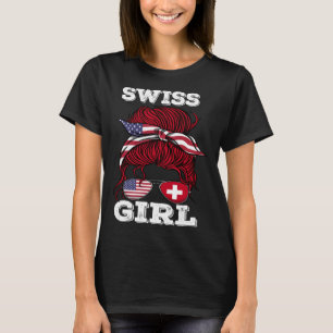Swiss Girl Switzerland Roots T-Shirt