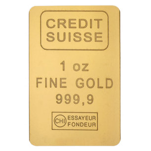 Swiss Gold Bar Magnet