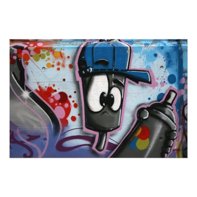 Swiss Graffiti Photo Print (Front)