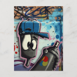 Swiss Graffiti Postcard