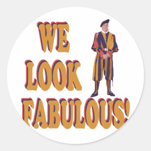 Swiss Guard Classic Round Sticker