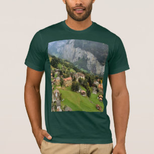 Swiss Images - Wengen from Mannlichen T-Shirt