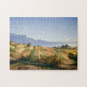 Swiss landscape by Alexandre Calame Jigsaw Puzzle