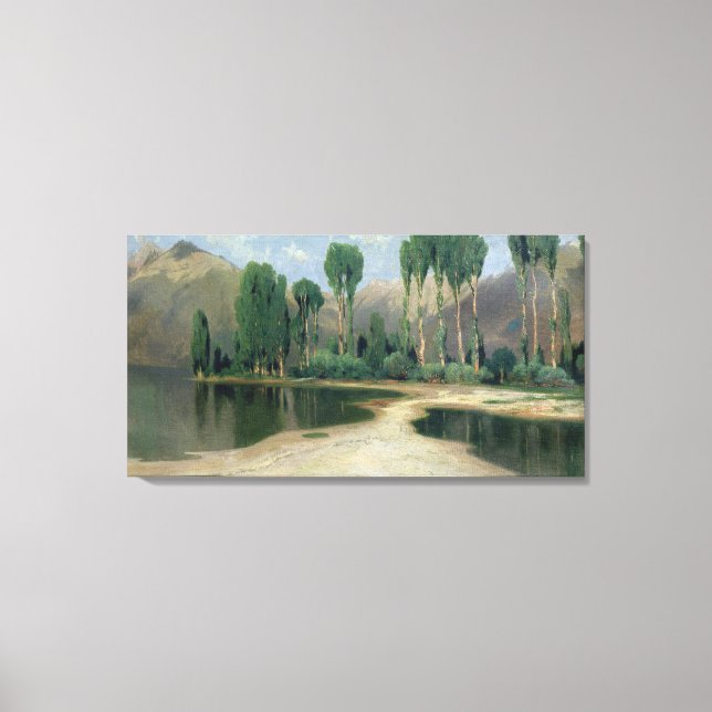 Swiss Landscape Canvas Print (Front)