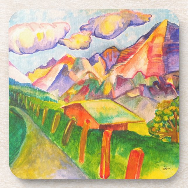 Swiss Landscape Coaster (Front)