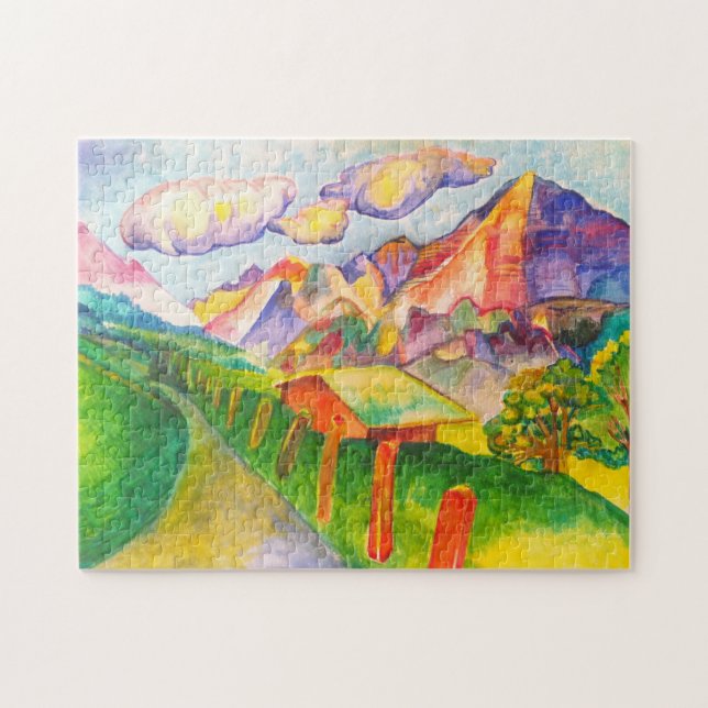 Swiss Landscape Jigsaw Puzzle (Horizontal)