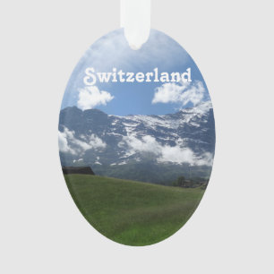 Swiss Landscape Ornament