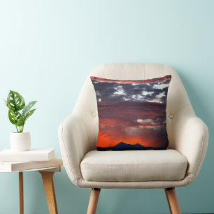 Swiss Mountain Alps Sunrise Cushion