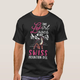 Swiss Mountain Dog Girl Appenzell Mountain Dog 1 T-Shirt