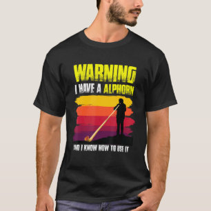 Swiss Musician with Alphorn Music instrument Switz T-Shirt