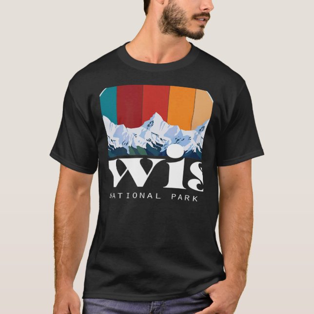 Swiss National Park Hiking Switzerland Souvenir Mo T-Shirt (Front)