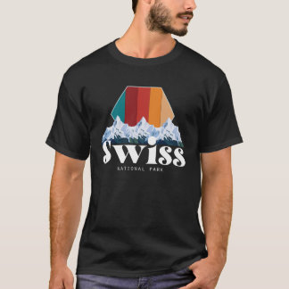 Swiss National Park Hiking Switzerland Souvenir Mo T-Shirt