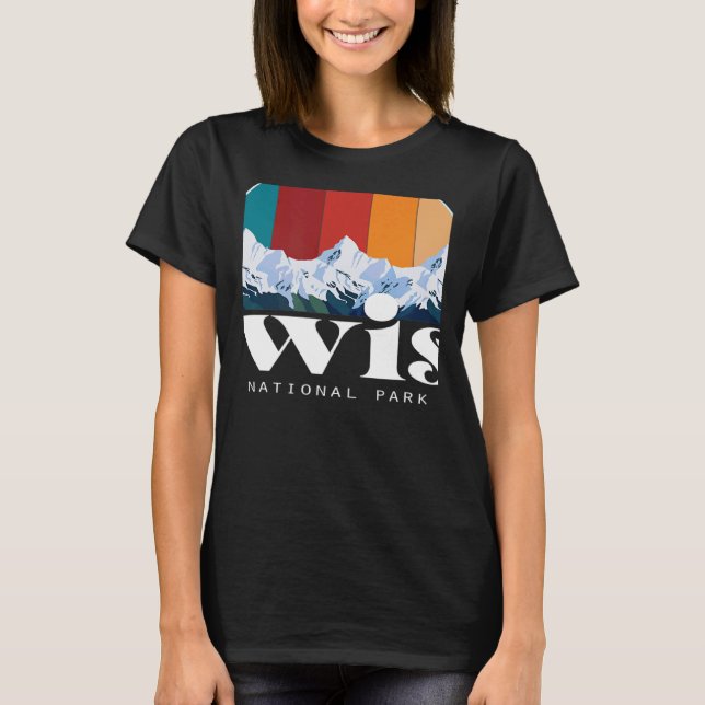 Swiss National Park Hiking Switzerland Souvenir Mo T-Shirt (Front)